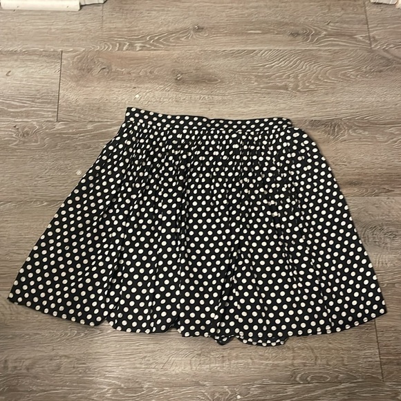 J. Crew Black and White Polka Dot Mini Skirt - Picture 4 of 6